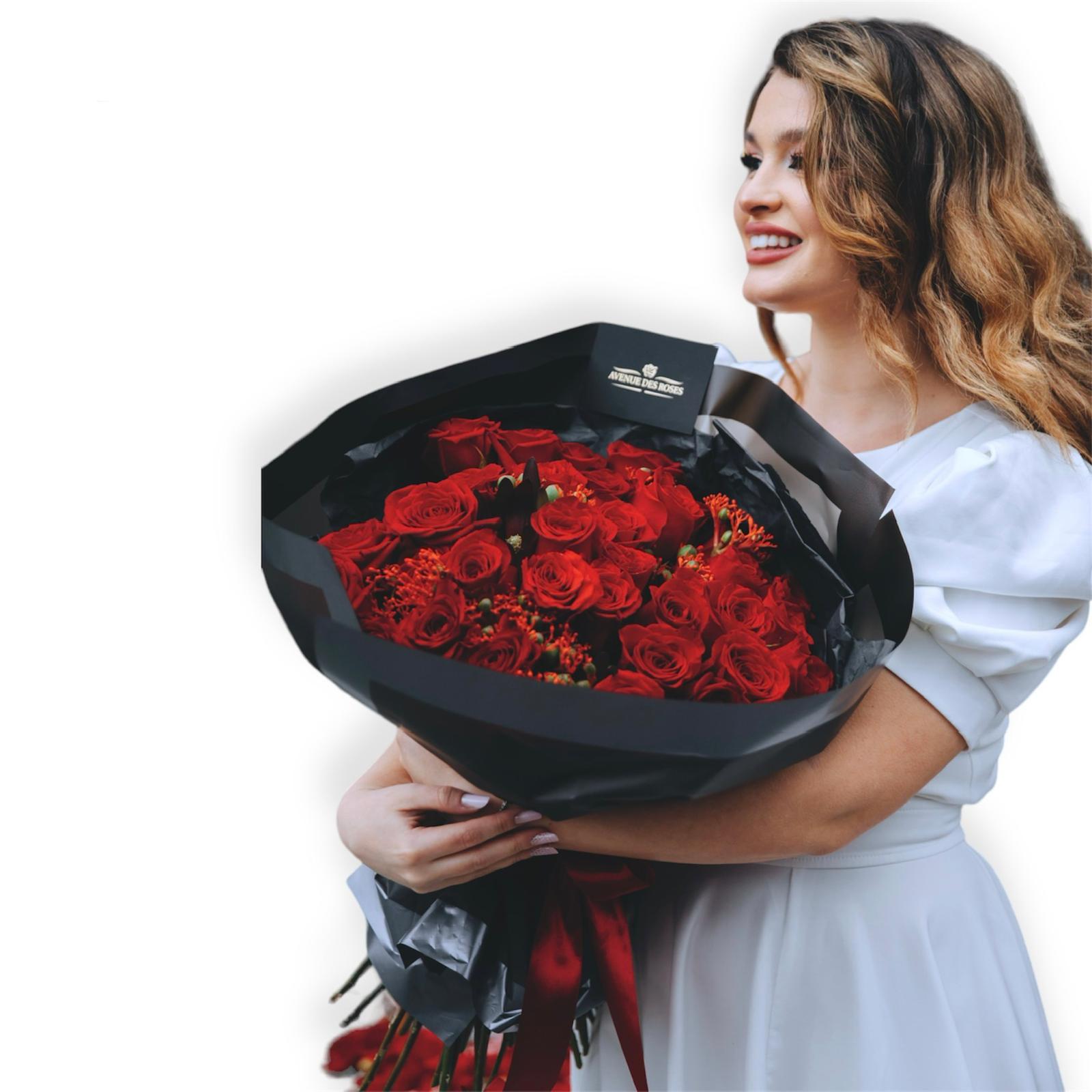 Buchet de trandafiri- Classy& Elegant