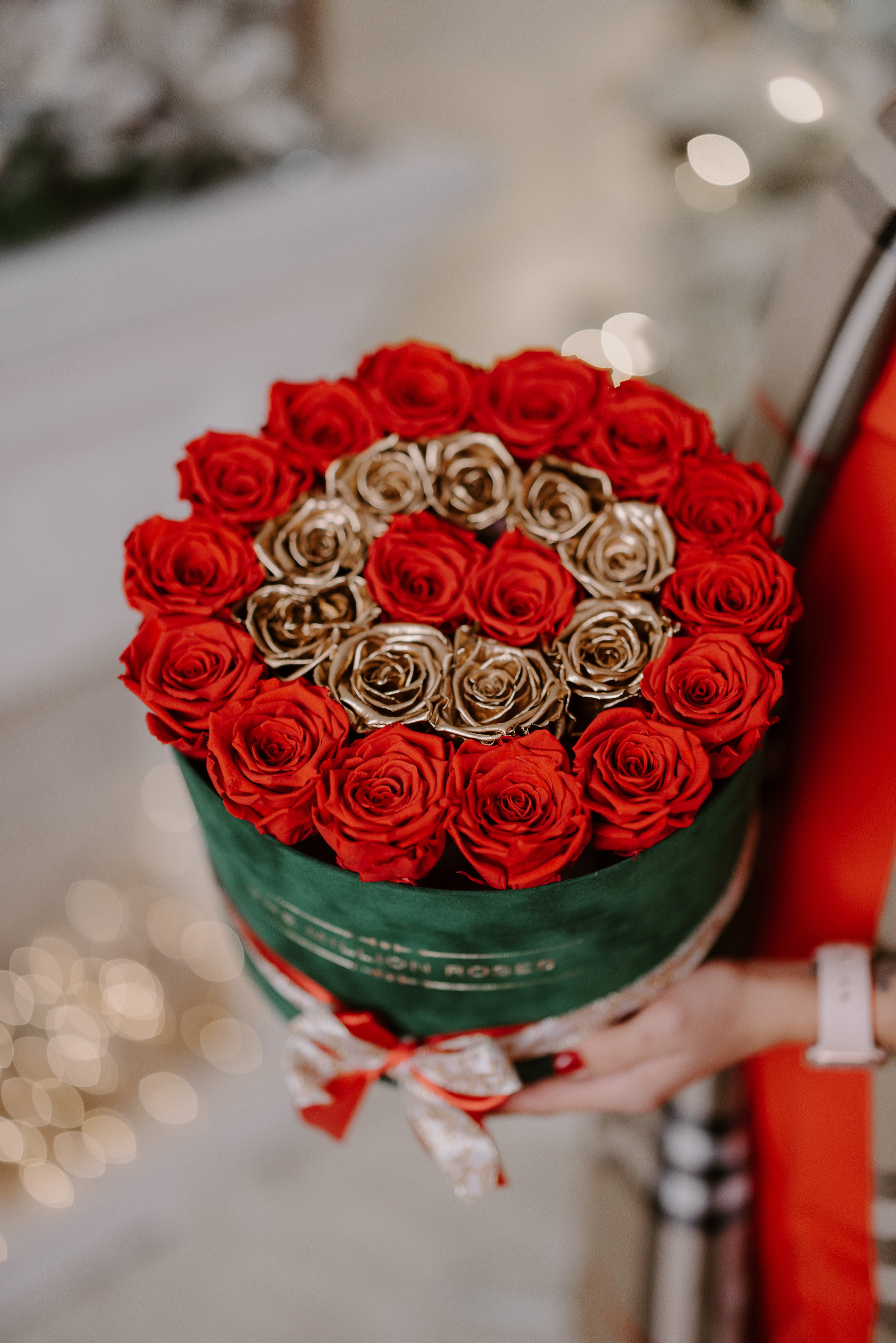 cadou de craciun, flori de cracin