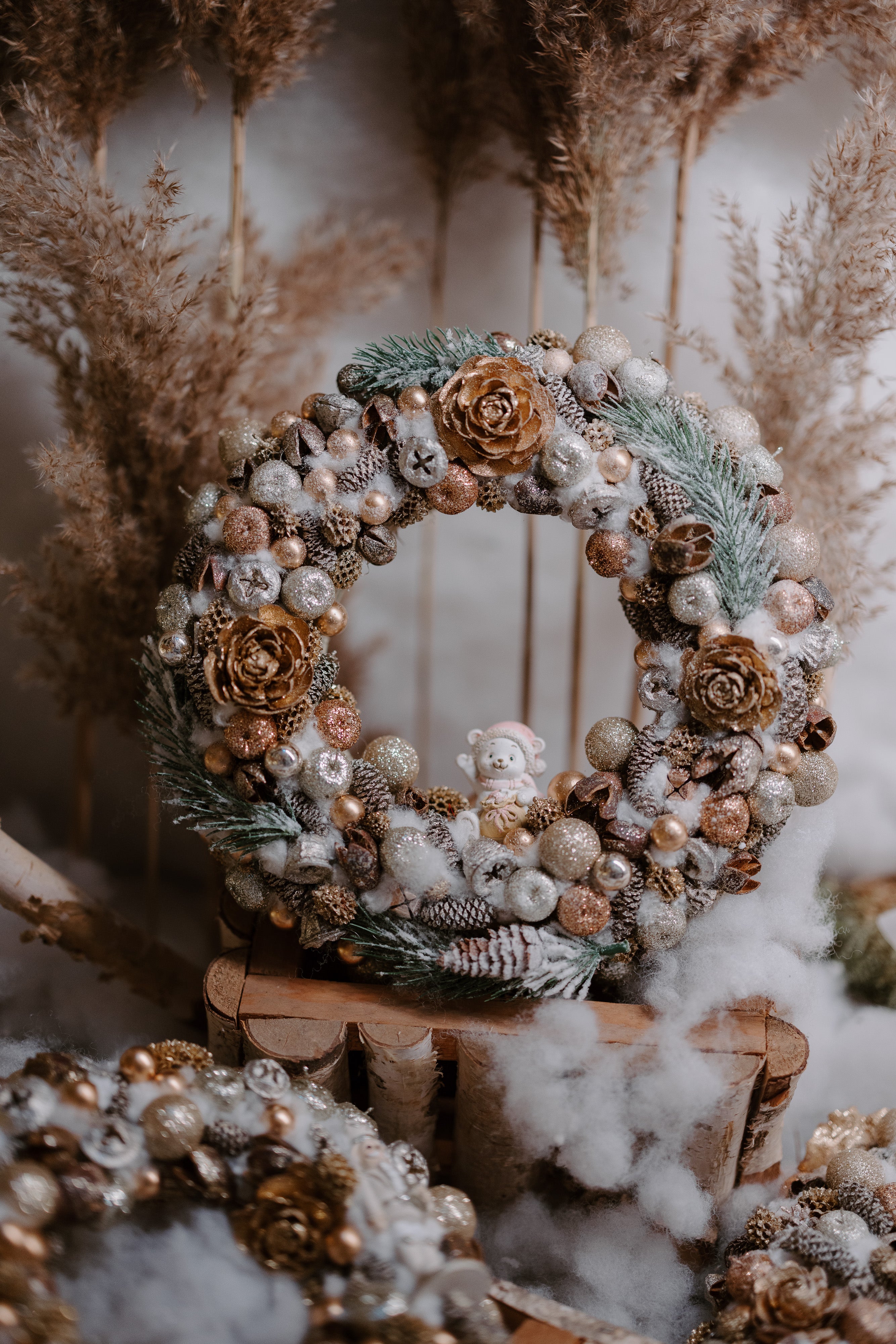 Coronita decorativa de Craciun