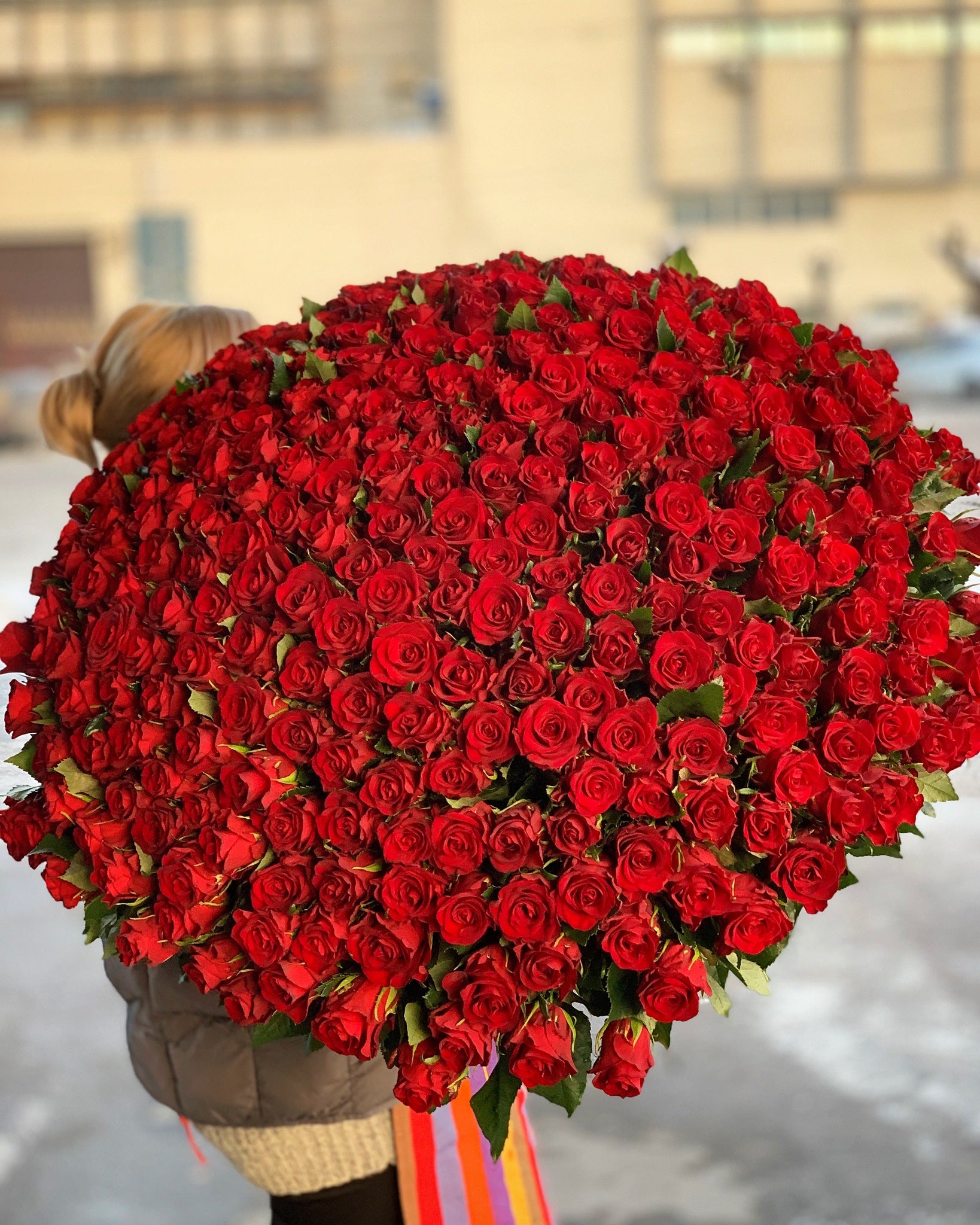 Buchet de trandafiri naturali rosii - O iubire eterna