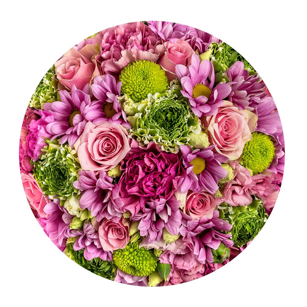 Aranjament de flori mixte in cutie-Colectia de vară