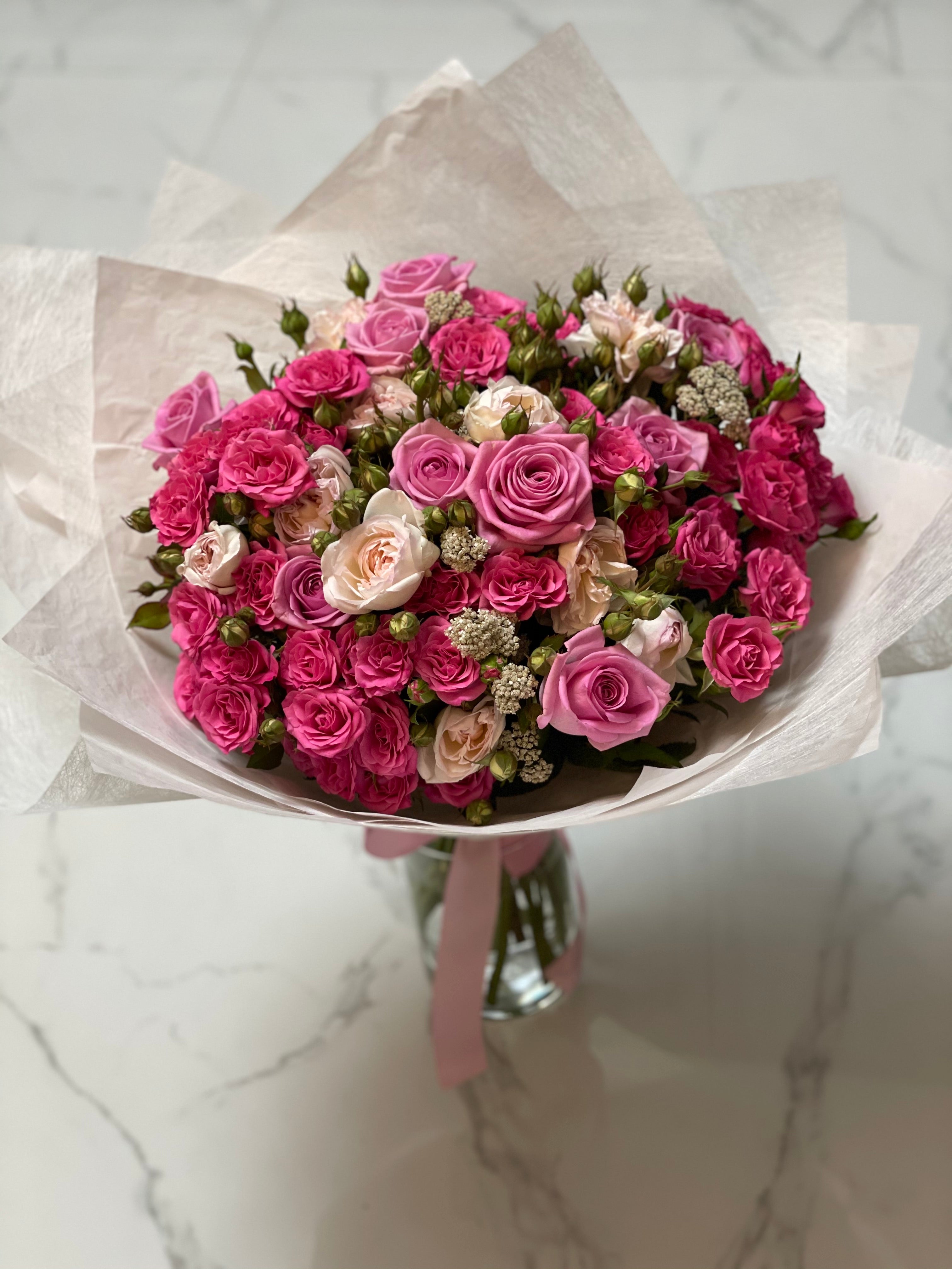 Buchet de trandafiri de grădină &minirose