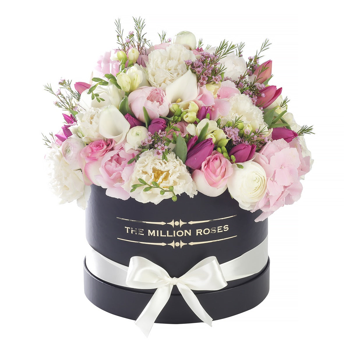 Aranjament din flori mixte in cutie