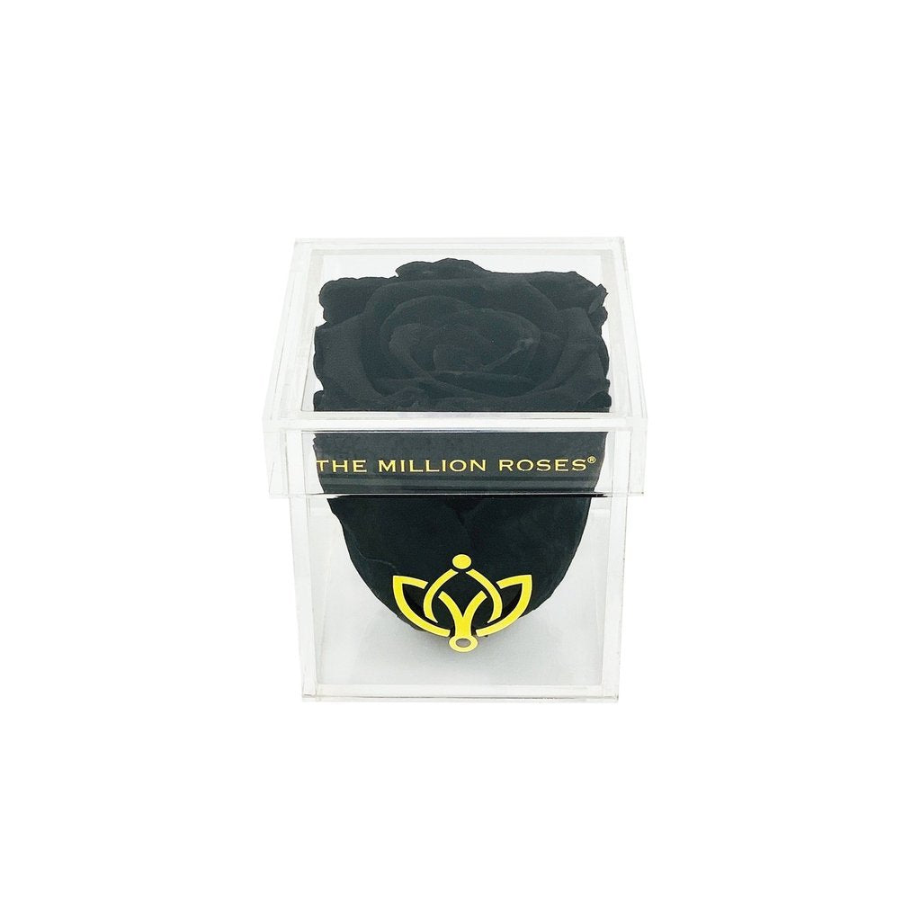 Trandafir criogenat rosu in cutie Crystal -One in a Million